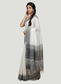MAHESHWARI HANDLOOM COTTON SILK SAREE - Master
