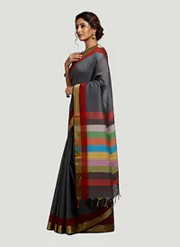 MAHESHWARI HANDLOOM COTTON SILK SAREE - Master