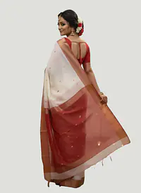 MAHESHWARI HANDLOOM COTTON SILK SAREE - Master