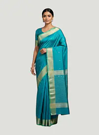 MAHESHWARI HANDLOOM COTTON SILK SAREE - Master