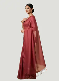 MAHESHWARI HANDLOOM COTTON SILK SAREE - Master