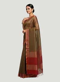 MAHESHWARI HANDLOOM COTTON SILK SAREE - Master
