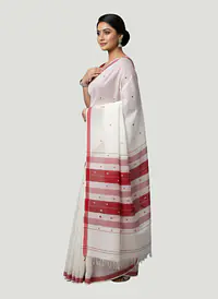 MAHESHWARI HANDLOOM COTTON SILK SAREE - Master