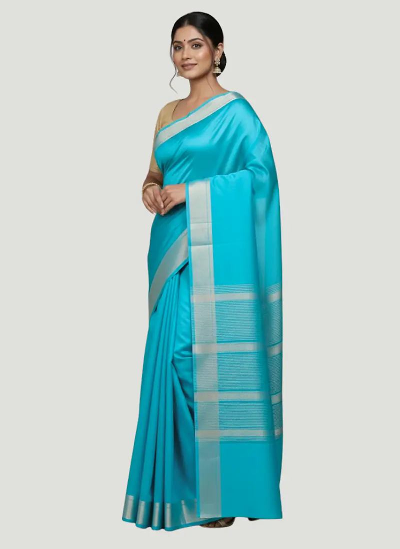 MAHESHWARI HANDLOOM COTTON SILK SAREE - Master