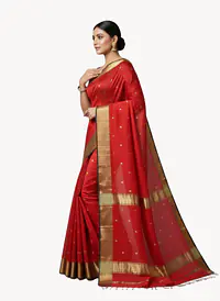 MAHESHWARI HANDLOOM COTTON SILK SAREE - Master
