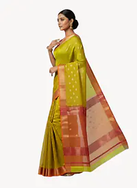 MAHESHWARI HANDLOOM COTTON SILK SAREE - Master