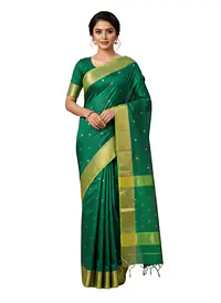 MAHESHWARI HANDLOOM COTTON SILK SAREE - Master