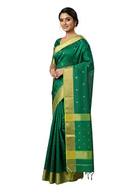 MAHESHWARI HANDLOOM COTTON SILK SAREE - Master