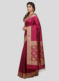 Jamnagari Bandhani Saree - Master