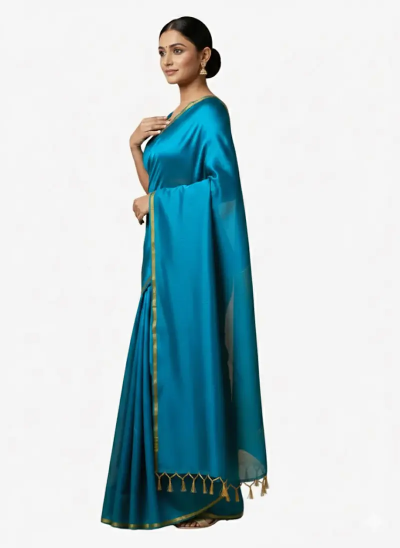 MAHESHWARI HANDLOOM COTTON SILK SAREE - Master