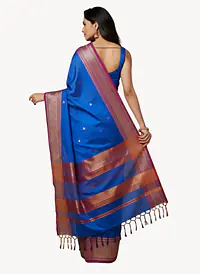MAHESHWARI HANDLOOM COTTON SILK SAREE - Master