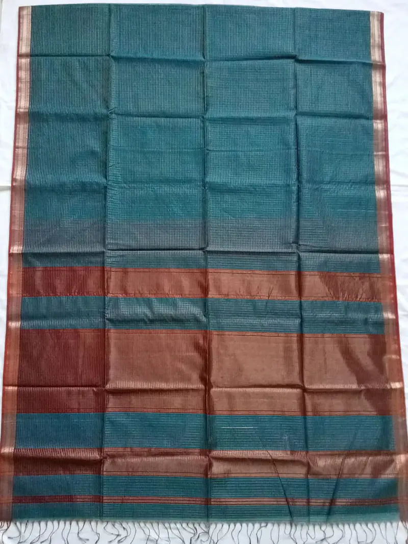 MAHESHWARI HANDLOOM COTTON SILK SAREE - Master