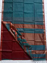 MAHESHWARI HANDLOOM COTTON SILK SAREE - Master