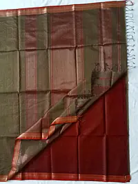 MAHESHWARI HANDLOOM COTTON SILK SAREE - Master