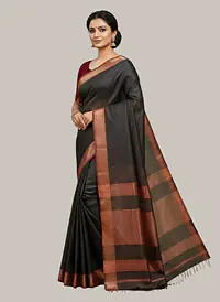 MAHESHWARI HANDLOOM COTTON SILK SAREE - Master
