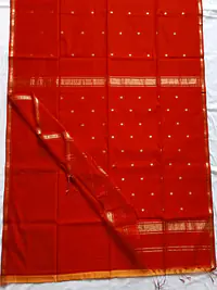 MAHESHWARI HANDLOOM COTTON SILK SAREE - Master