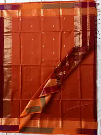MAHESHWARI HANDLOOM COTTON SILK SAREE - Master