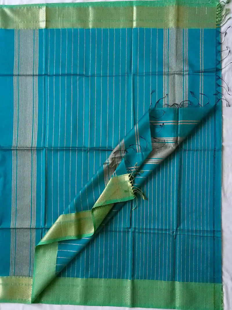 MAHESHWARI HANDLOOM COTTON SILK SAREE - Master