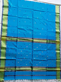 MAHESHWARI HANDLOOM COTTON SILK SAREE - Master