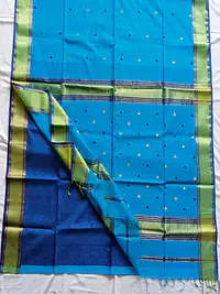 MAHESHWARI HANDLOOM COTTON SILK SAREE - Master