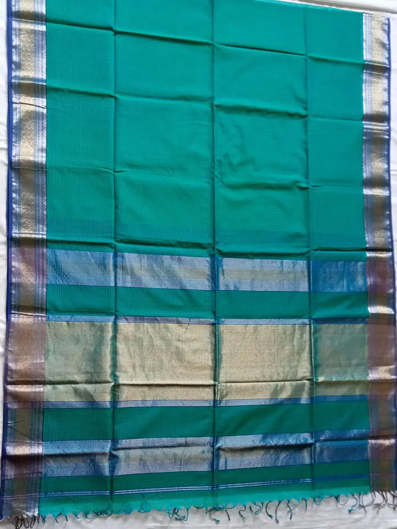 MAHESHWARI HANDLOOM COTTON SILK SAREE - Master