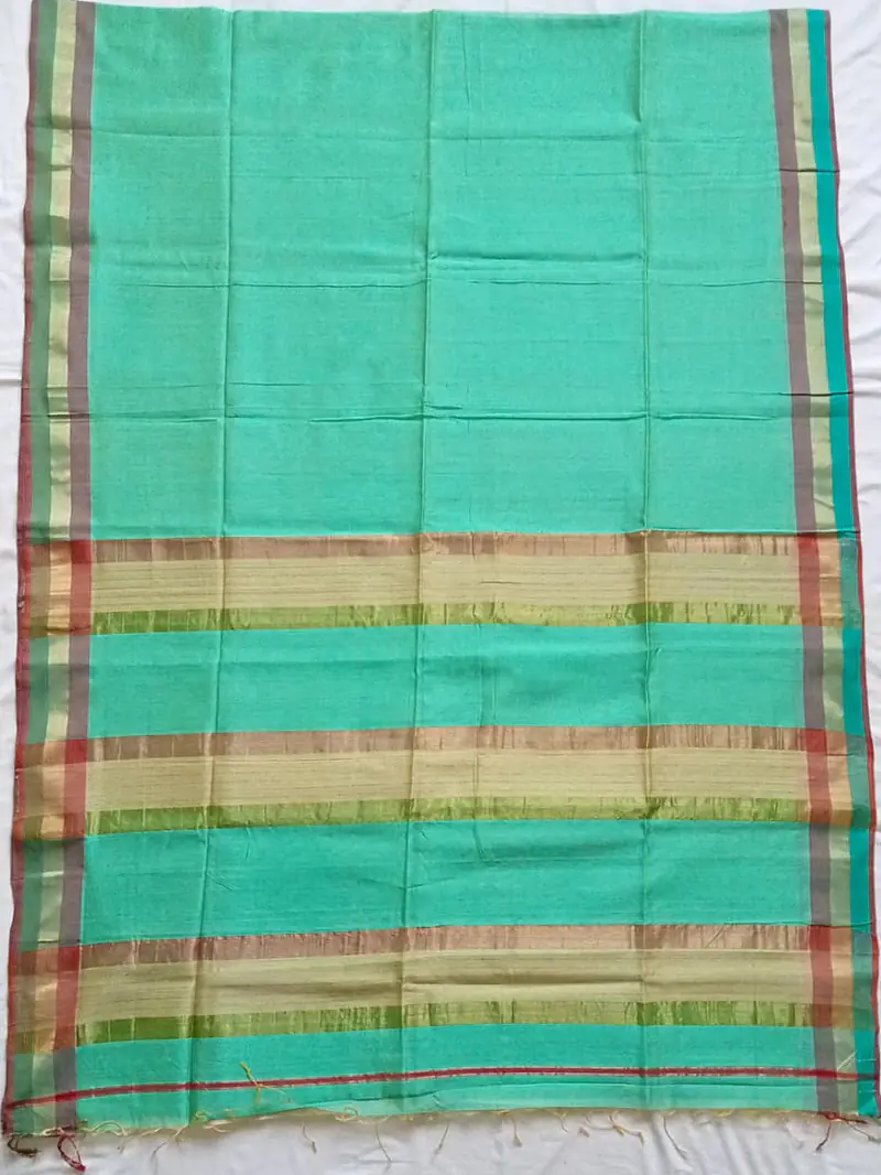 MAHESHWARI HANDLOOM COTTON SILK SAREE - Master