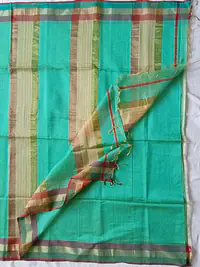 MAHESHWARI HANDLOOM COTTON SILK SAREE - Master