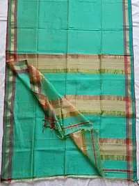 MAHESHWARI HANDLOOM COTTON SILK SAREE - Master