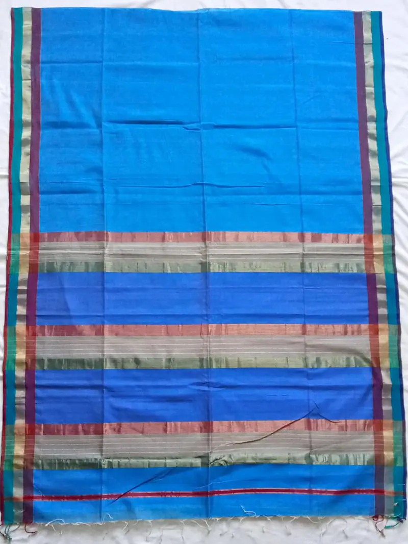 MAHESHWARI HANDLOOM COTTON SILK SAREE - Master