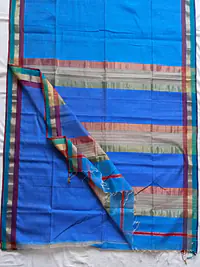 MAHESHWARI HANDLOOM COTTON SILK SAREE - Master