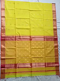 MAHESHWARI HANDLOOM COTTON SILK SAREE - Master