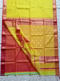 MAHESHWARI HANDLOOM COTTON SILK SAREE - Master