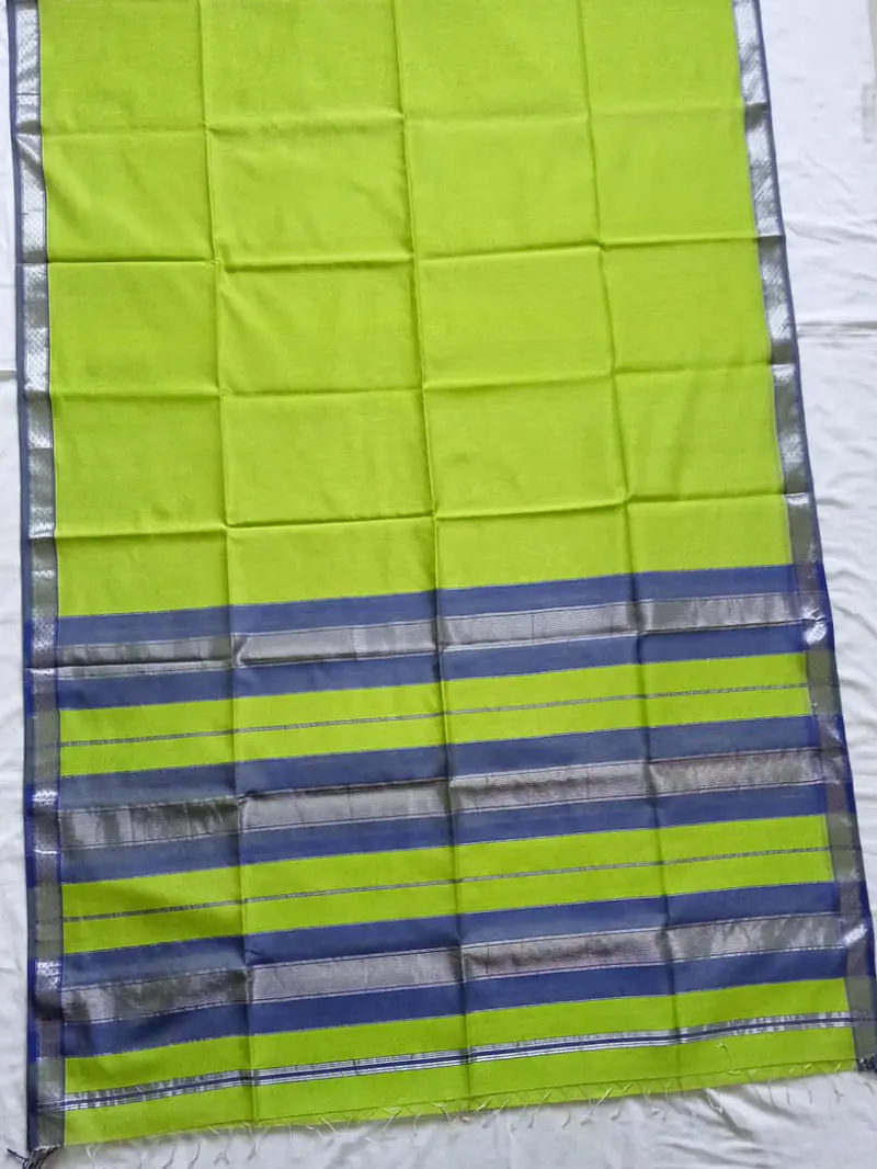 MAHESHWARI HANDLOOM COTTON SILK SAREE - Master
