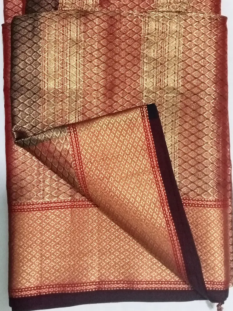 MAHESHWARI HANDLOOM COTTON SILK SAREE - Master
