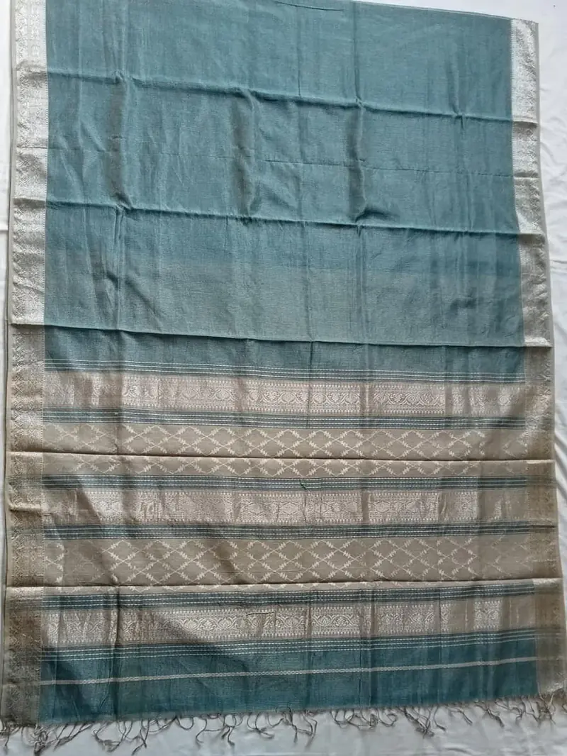 MAHESHWARI HANDLOOM COTTON SILK SAREE - Master