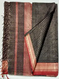 MAHESHWARI HANDLOOM COTTON SILK SAREE - Master