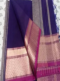 MAHESHWARI HANDLOOM COTTON SILK SAREE - Master