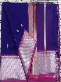 MAHESHWARI HANDLOOM COTTON SILK SAREE - Master