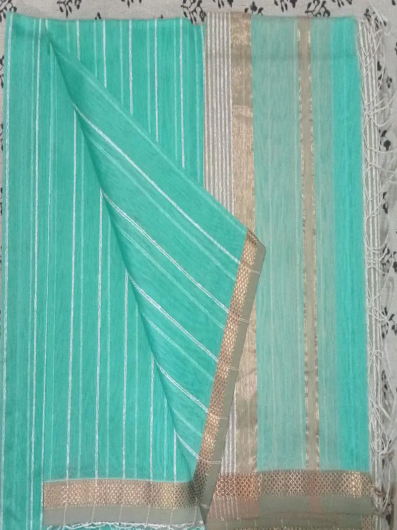 MAHESHWARI HANDLOOM COTTON SILK SAREE - Master