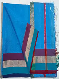 MAHESHWARI HANDLOOM COTTON SILK SAREE - Master