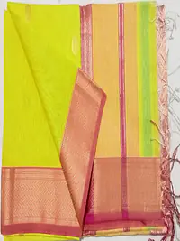 MAHESHWARI HANDLOOM COTTON SILK SAREE - Master