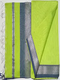 MAHESHWARI HANDLOOM COTTON SILK SAREE - Master