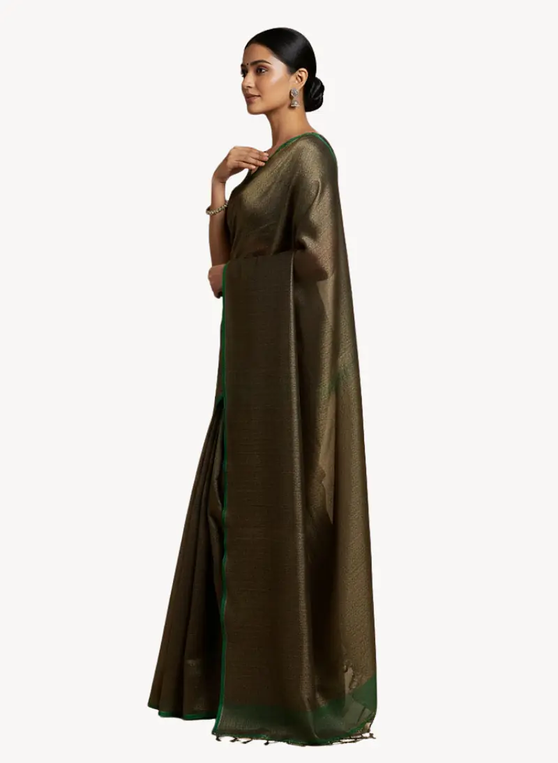 MAHESHWARI HANDLOOM COTTON SILK SAREE - Master