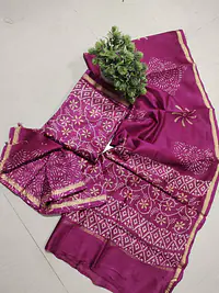 CHANDERI MALWARI SILK SUIT - Master