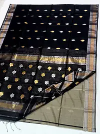MAHESHWARI HANDLOOM COTTON SILK SAREE - Master