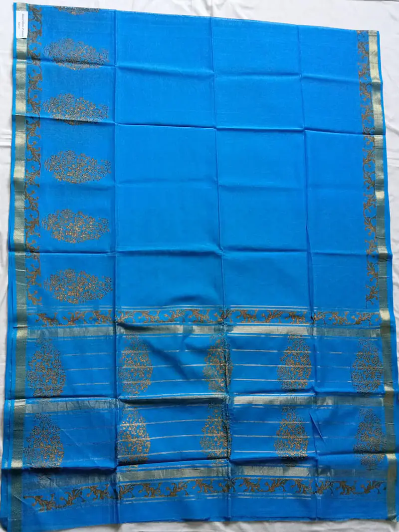 MAHESHWARI HANDLOOM COTTON SILK SAREE - Master