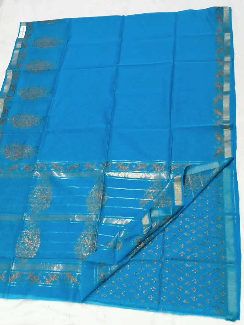 MAHESHWARI HANDLOOM COTTON SILK SAREE - Master