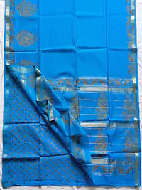 MAHESHWARI HANDLOOM COTTON SILK SAREE - Master