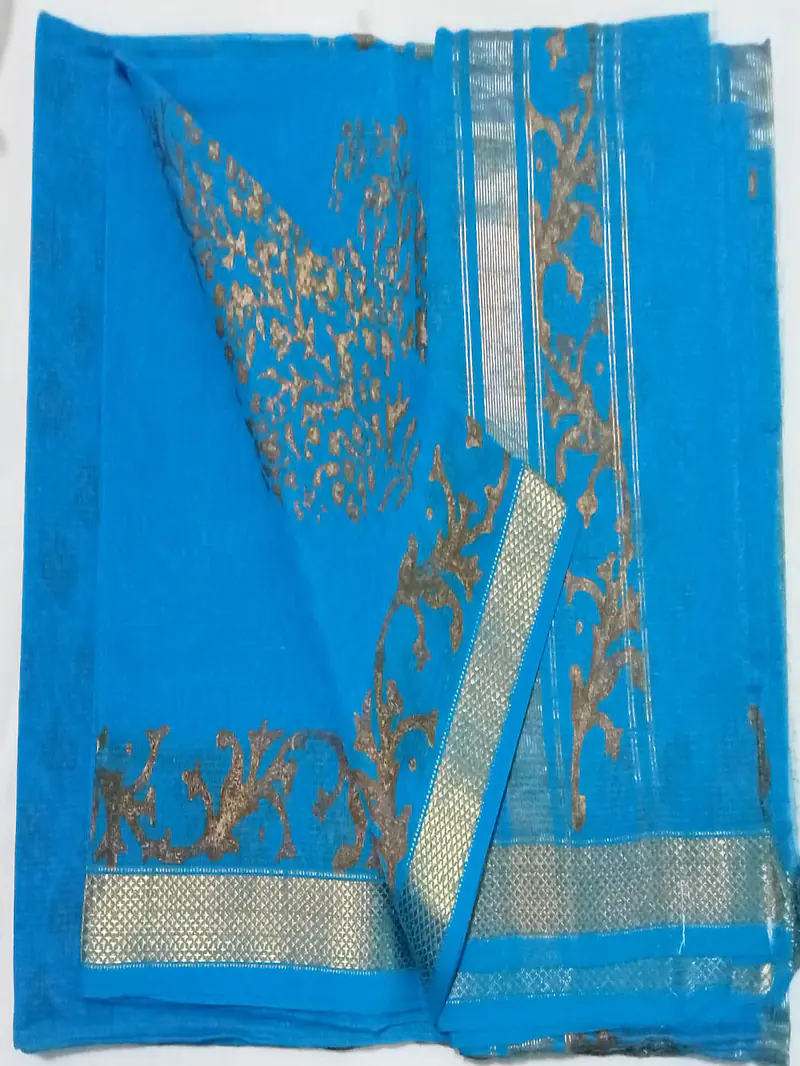 MAHESHWARI HANDLOOM COTTON SILK SAREE - Master
