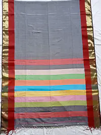 MAHESHWARI HANDLOOM COTTON SILK SAREE - Master